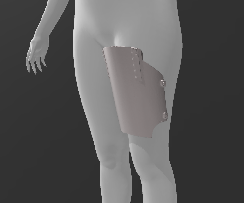 Sentinel - Thigh Plate Armor