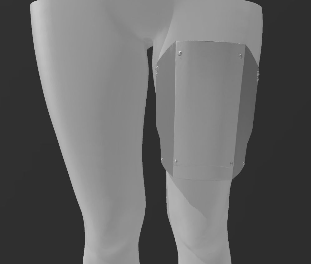 DuraTech- Thigh Plate Armor