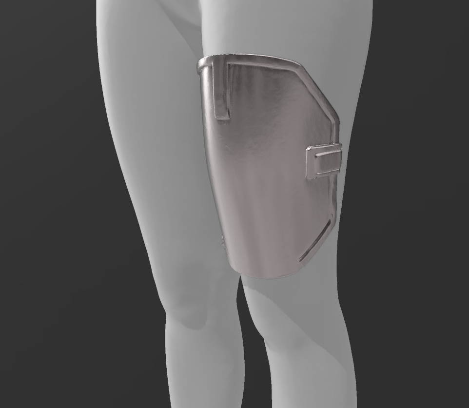 GuardCorp - Thigh Plate Armor
