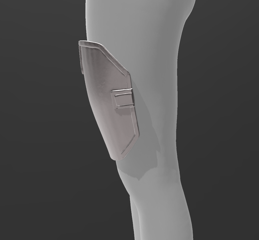 GuardCorp - Thigh Plate Armor