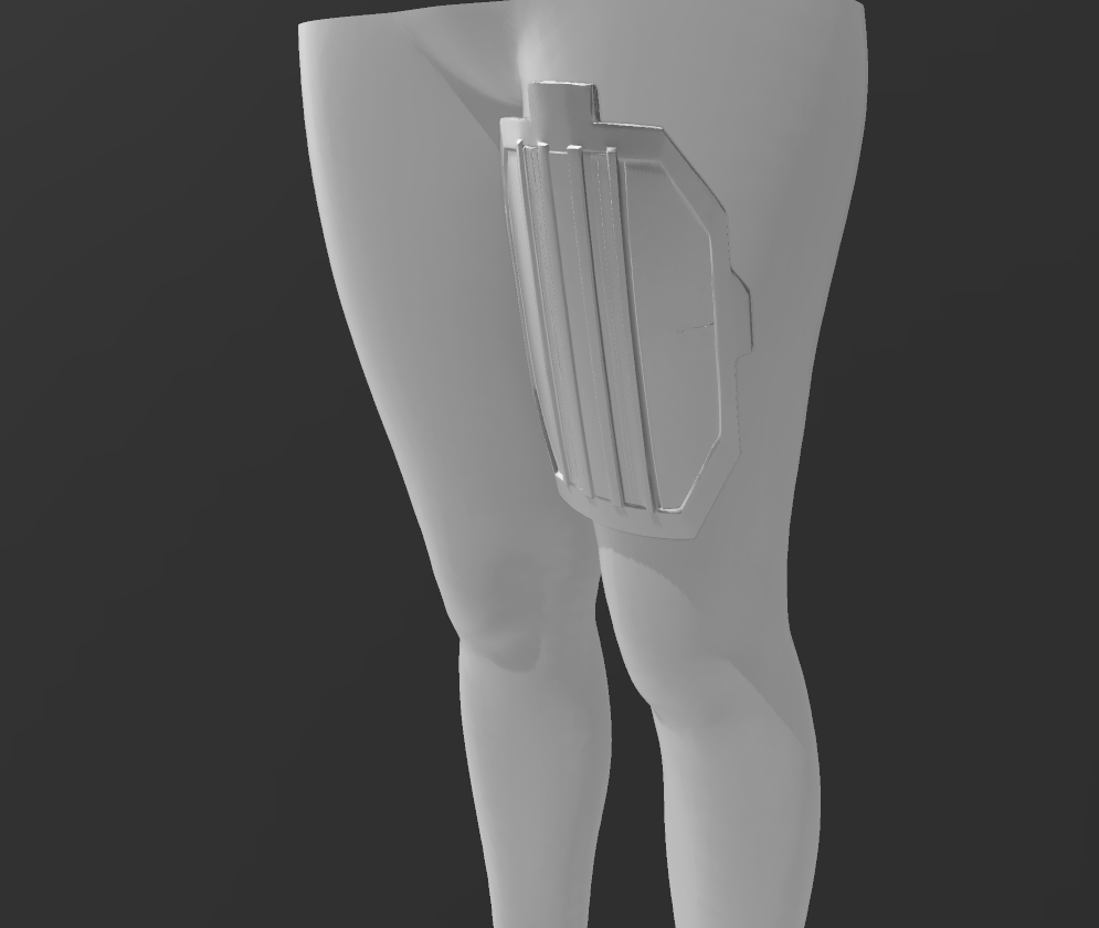 BlasTech - Thigh Plate Armor