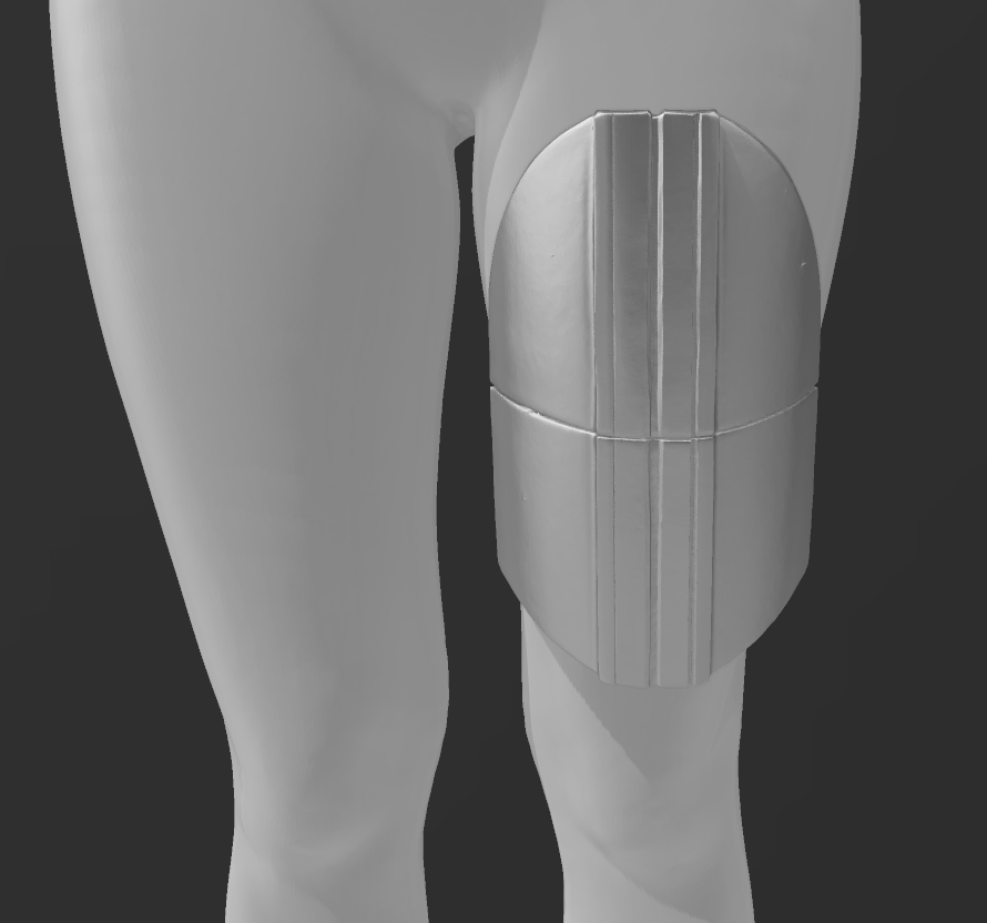 SECURA - Thigh Plate Armor