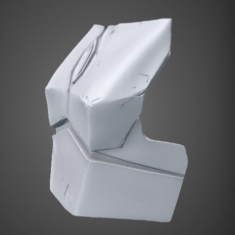 Diamond Crest - Female Chest Armor Plate