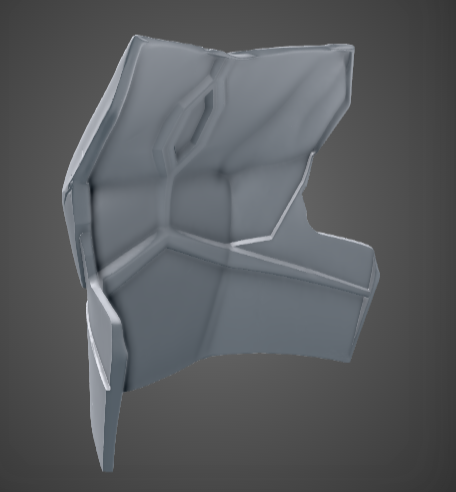Diamond Crest - Female Chest Armor Plate