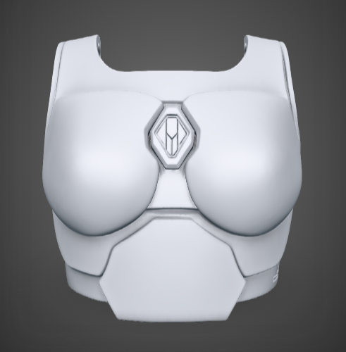 Blas-Tech Female Chest Armor Plate